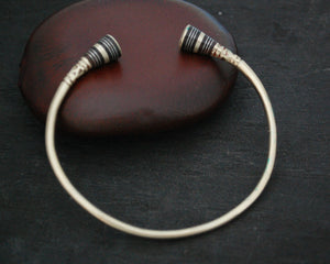 Tuareg Silver Bracelet with Ebony