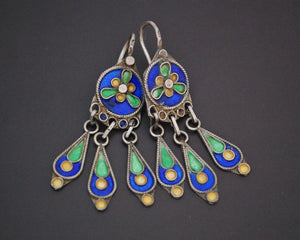 Cute Berber Enamel Earrings