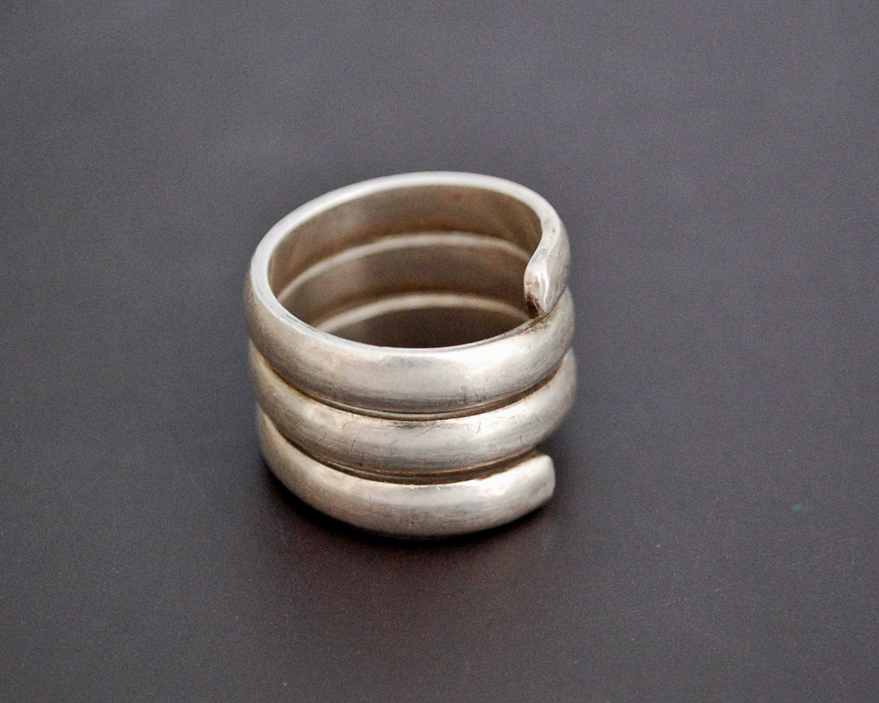Ethnic Coil Ring from India - Size 7.5