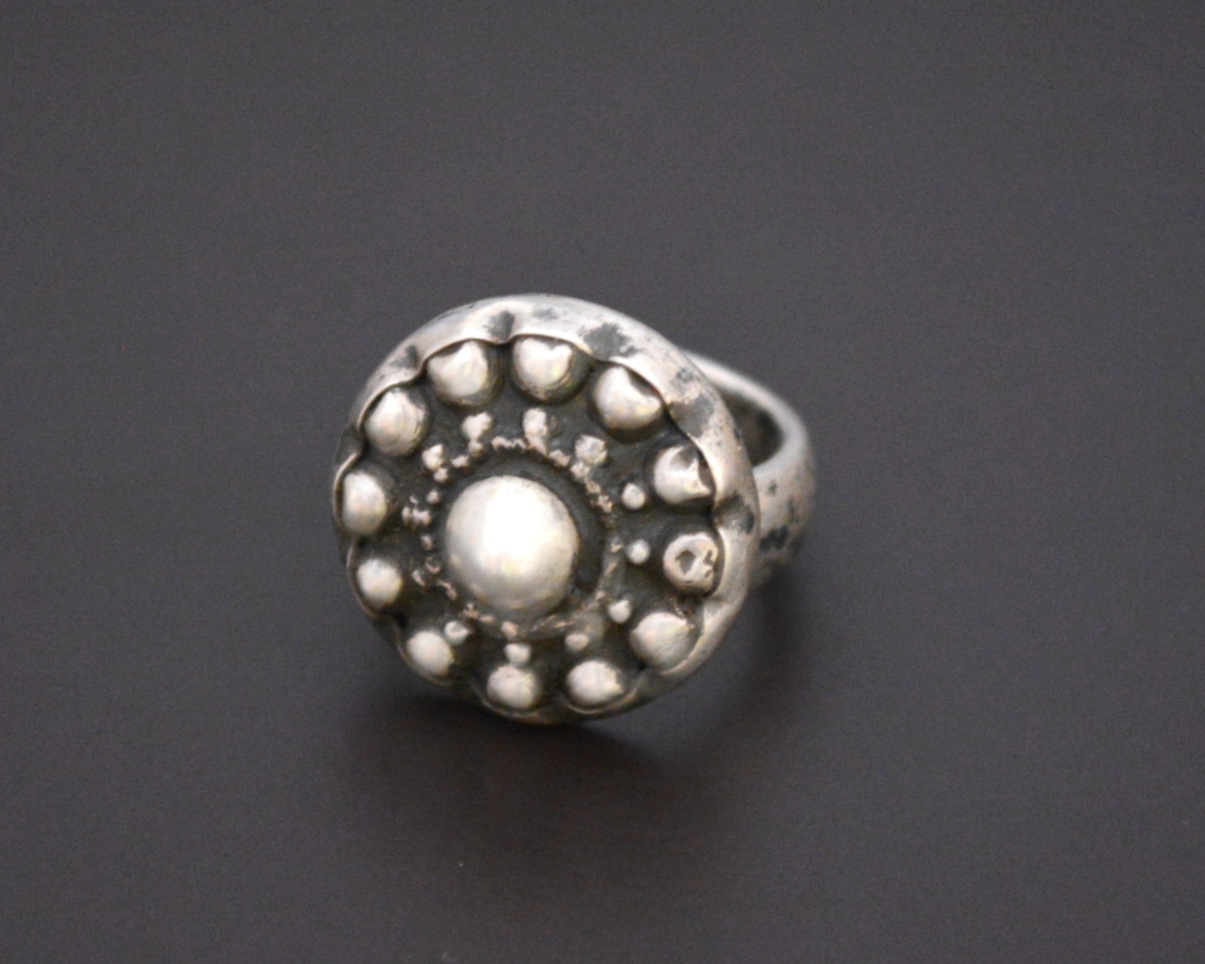 Old Rajasthani Silver Ring - Size 5