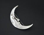 MOON MAGIC - Sterling Silver Moon Brooch