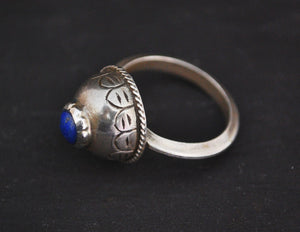 Vintage Afghani Lapis Lazuli Ring - Size 9