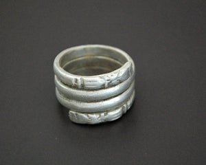 Ethnic Coil Ring from India - Size 8