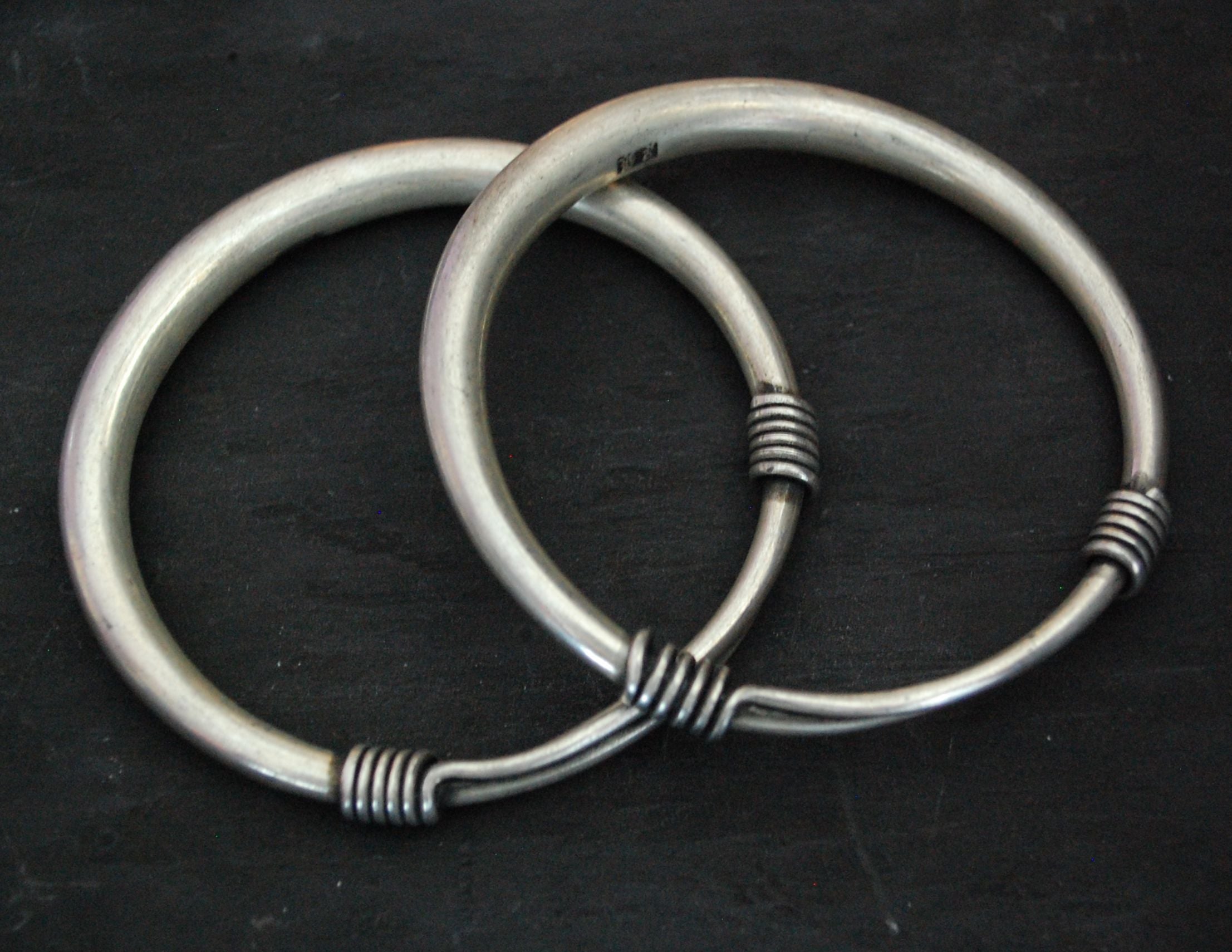 Hmong Miao Bangle Bracelet - PAIR