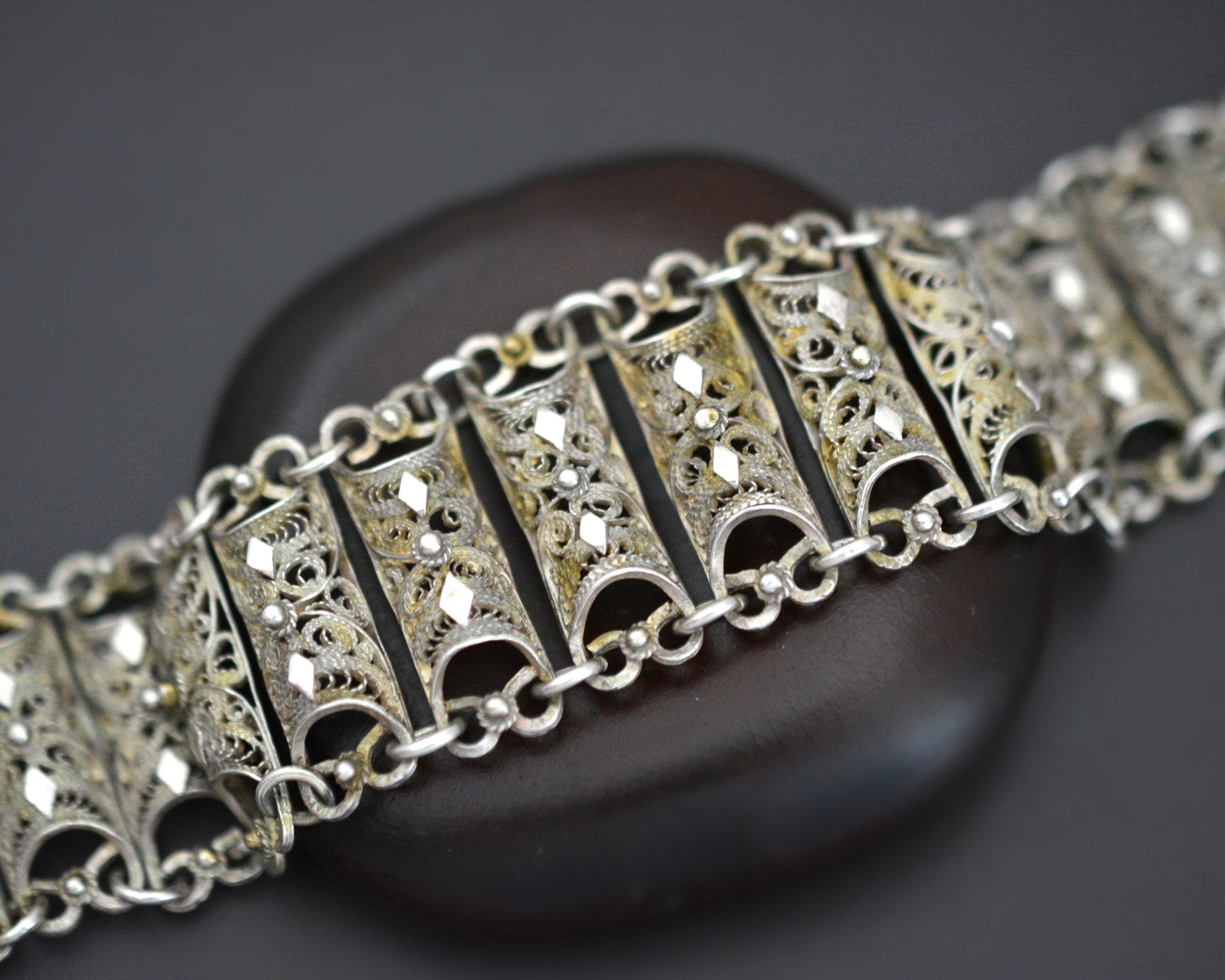 Ottoman Silver Filigree Bracelet