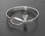 Reserved for B. - Egyptian Ankh Silver Bracelet