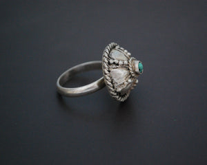 Ethnic Turquoise Ring - Size 6.5