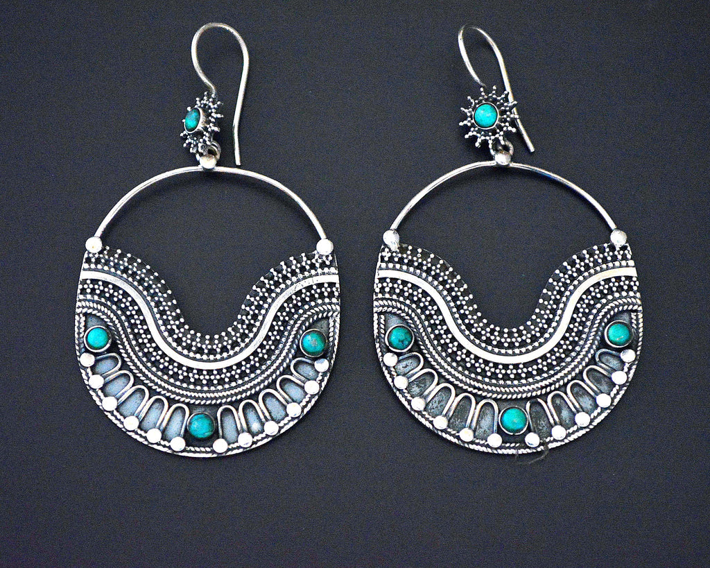 Turquoise Earrings from India