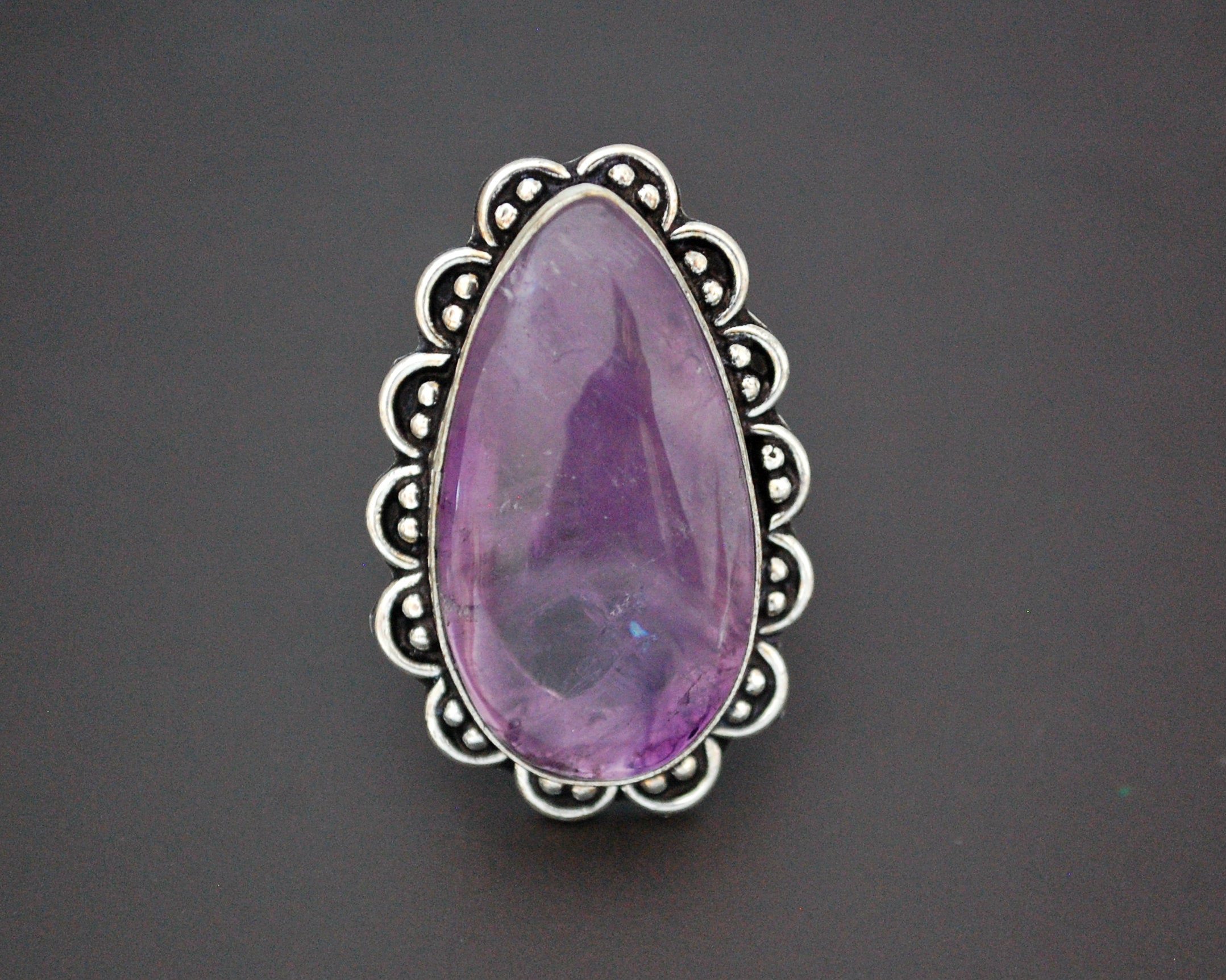 Amethyst Ring from India - Size 9.25