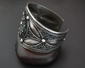 Wide Ethnic Cuff Bracelet