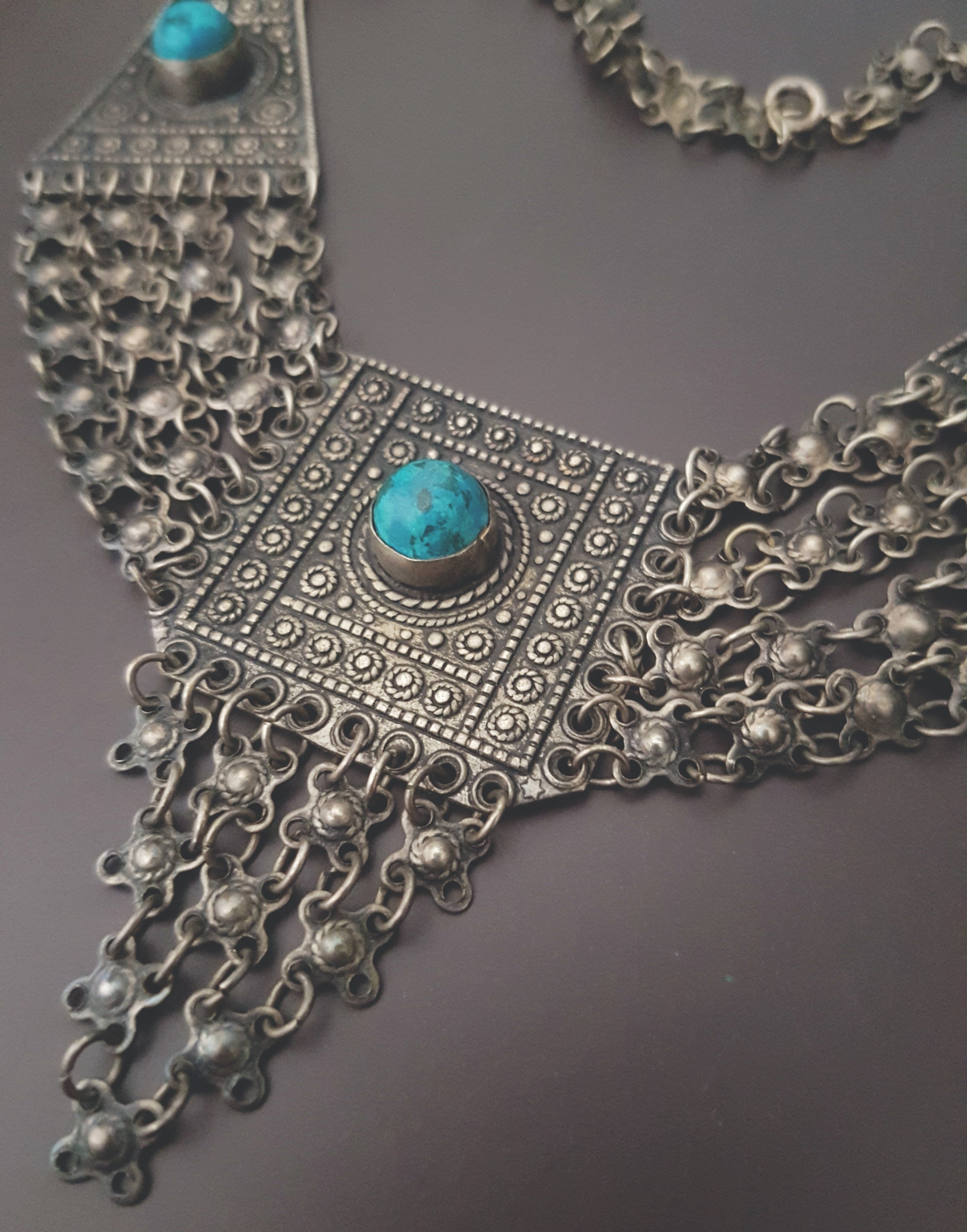 Eilat Stone Choker Necklace from Israel