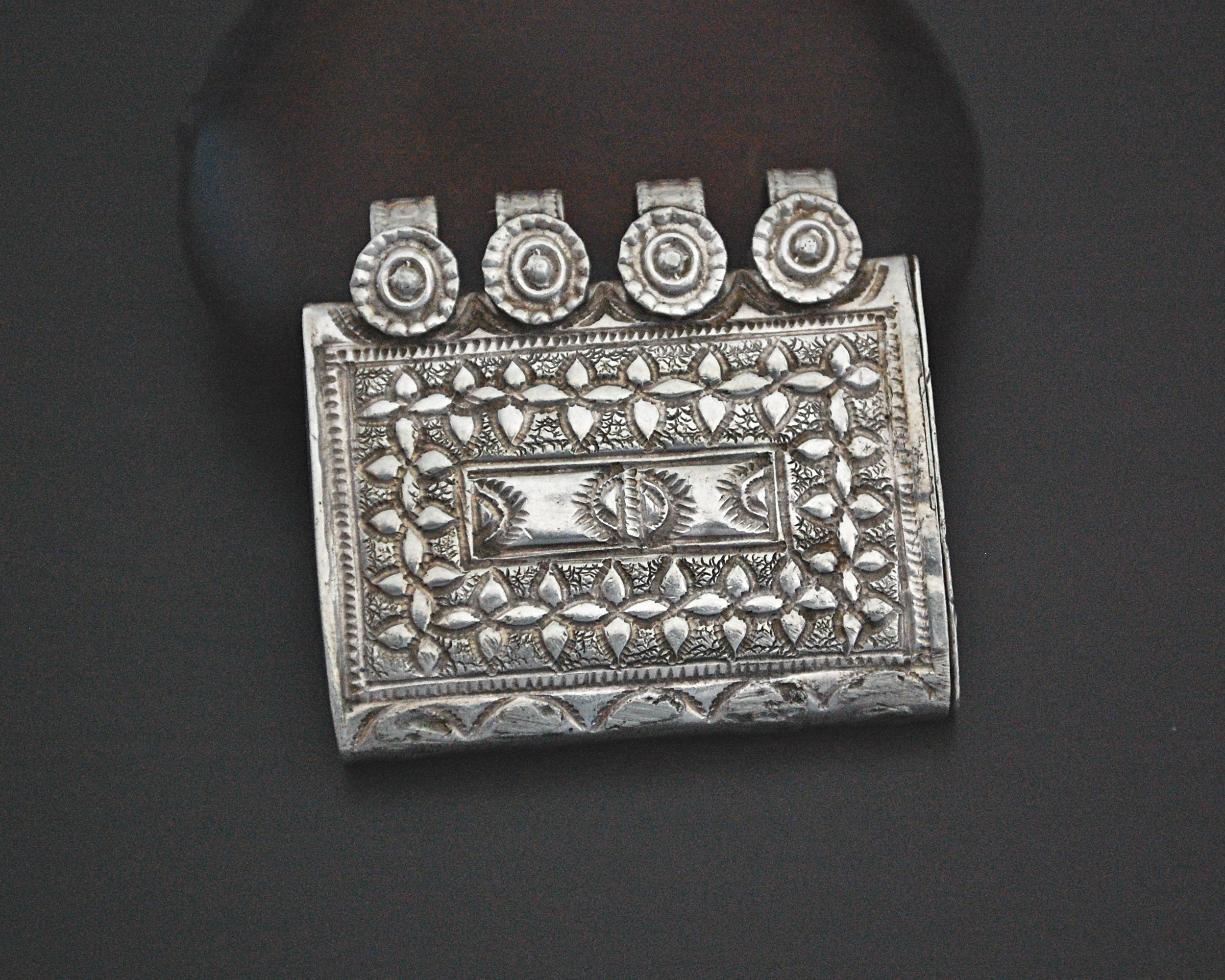 Openable Afghani Silver Box Pendant