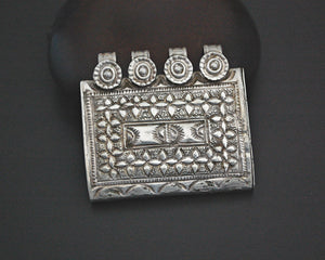 Openable Afghani Silver Box Pendant