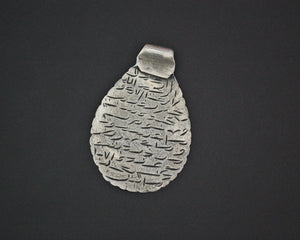 Rare Old Arabic Writing Amulet Pendant