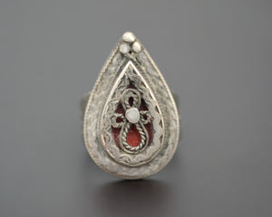 Kazakh Silver Ring - Size 8.75