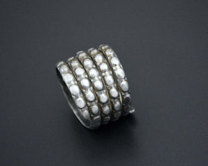 Old Tribal Coil Ring from India - Size 7.5
