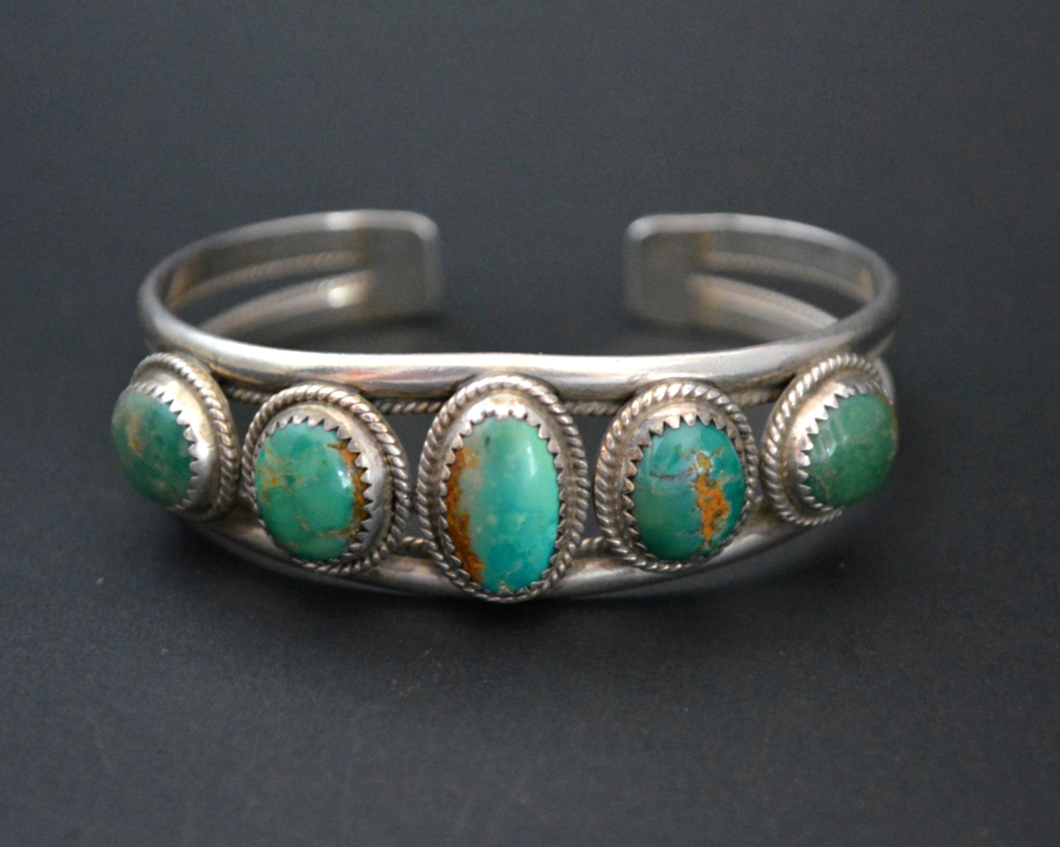 Navajo Turquoise Cuff Bracelet - Native American Turquoise Bracelet