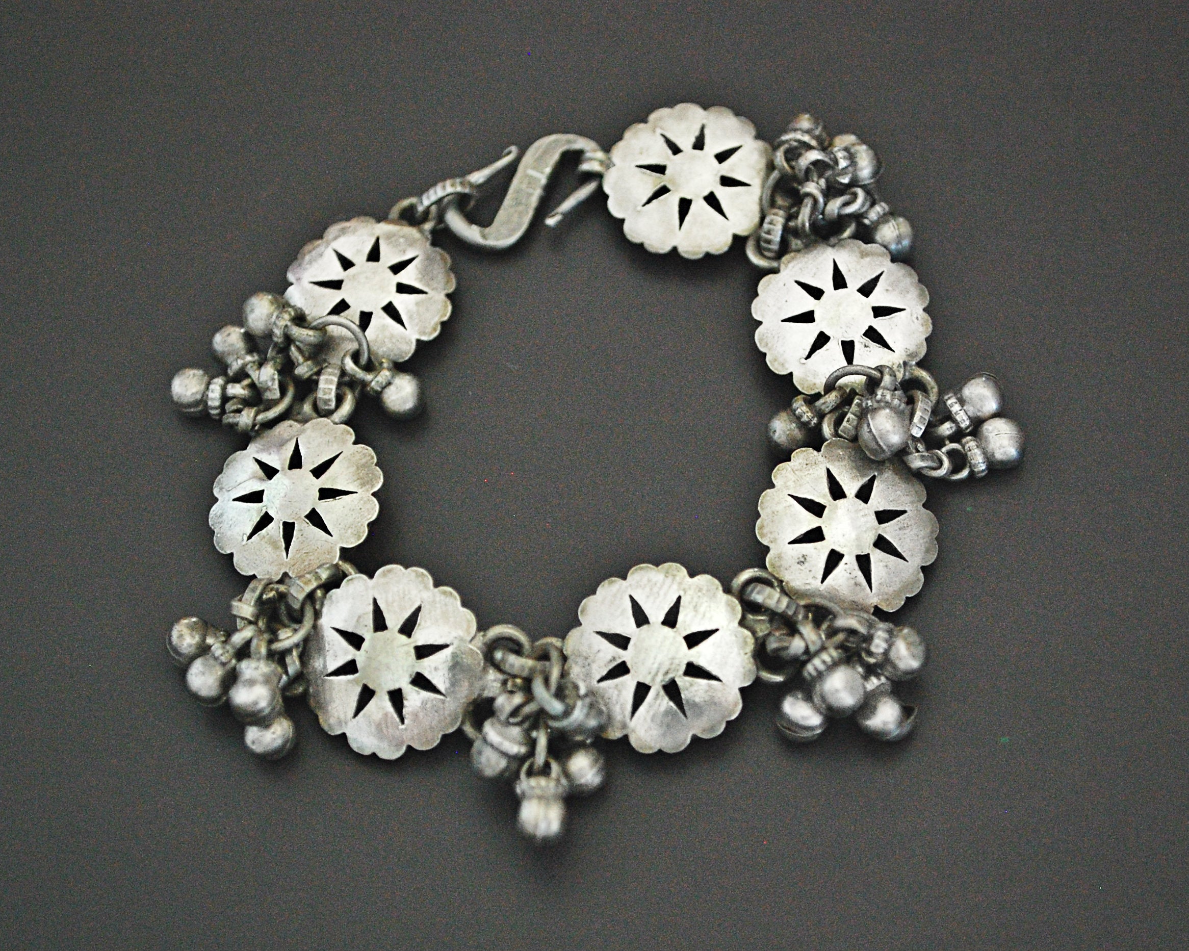 Rajasthani Silver Bracelet with Bells