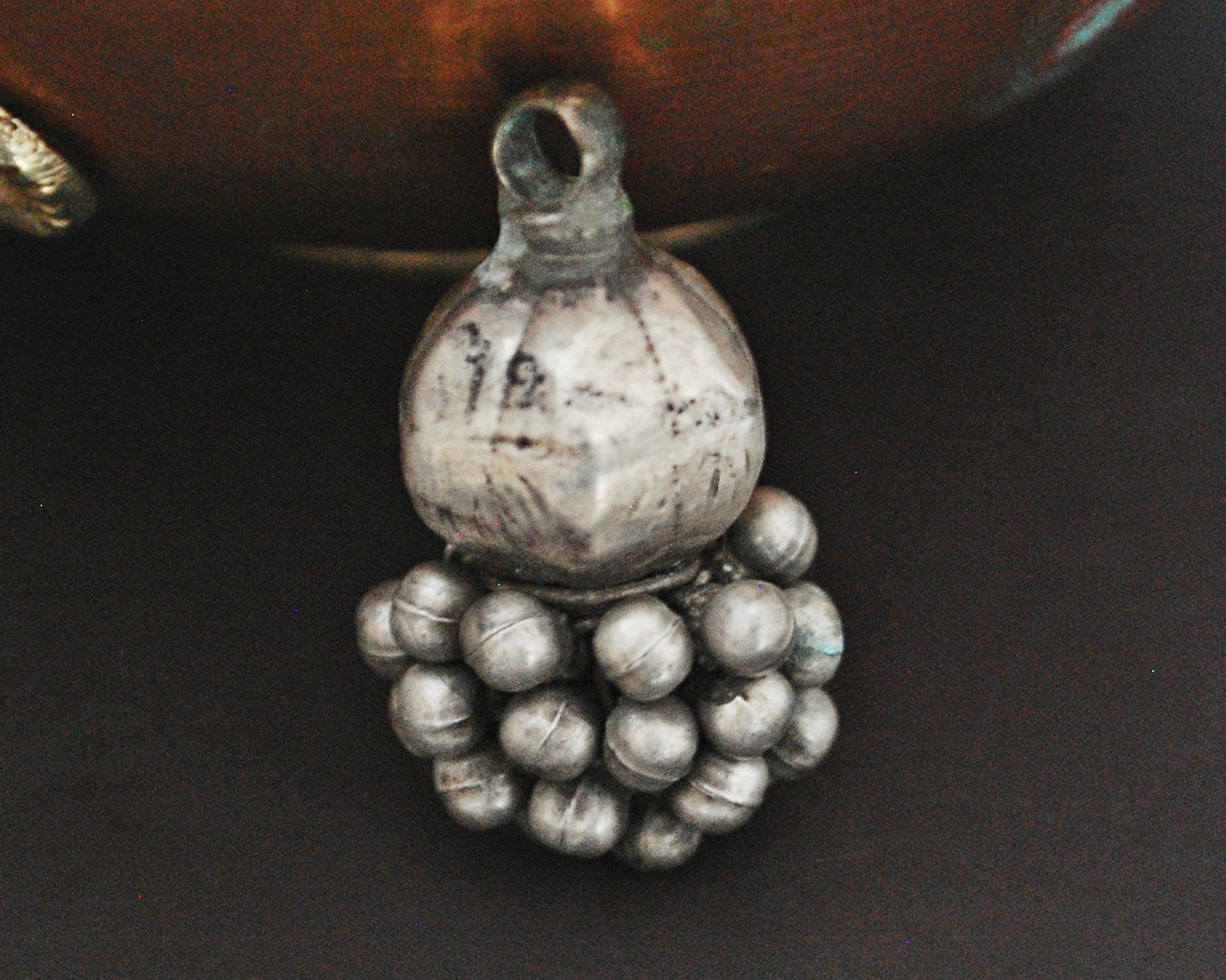 Old Rajasthani Silver Amulet Pendant