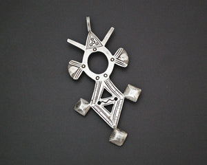 Tuareg Sterling Silver Cross Pendant