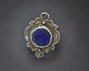 Berber Ring with Blue Stone - Size 8.5