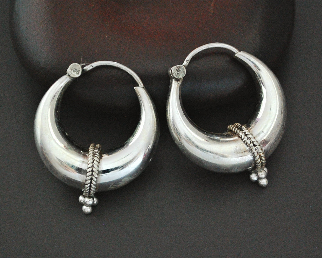 Ethnic Hoop Earrings from India - SMALL/MEDIUM