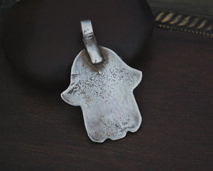 Old Berber Eagle Hamsa Pendant