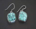 Ethnic Turquoise Dangle Earrings