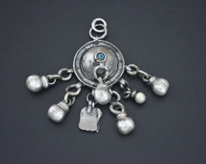 Egyptian Bahariya Oasis Silver Pendant with Dangles