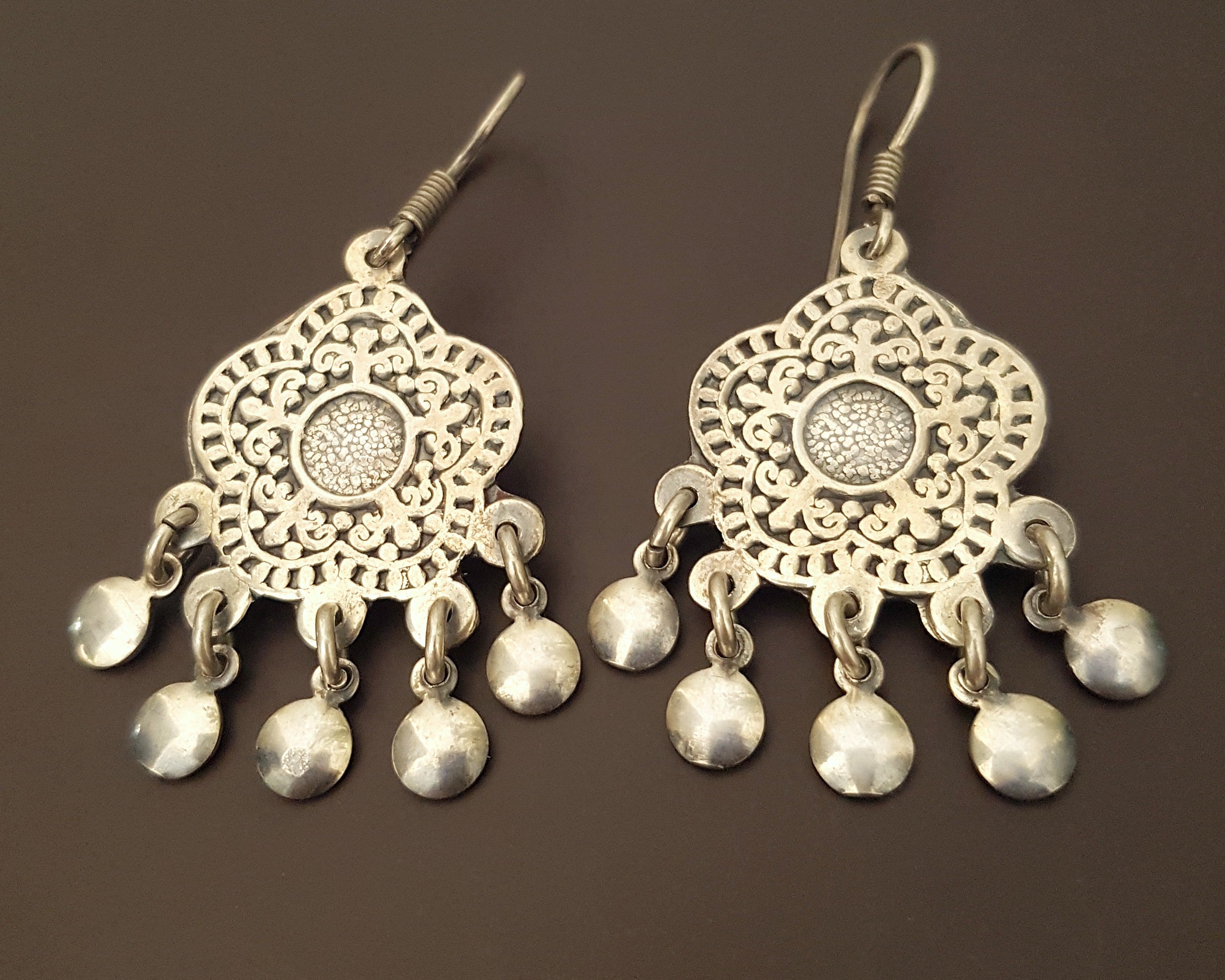 Egyptian Earrings with Dangles