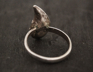 Tribal Afghani Silver Ring - Size 9.5