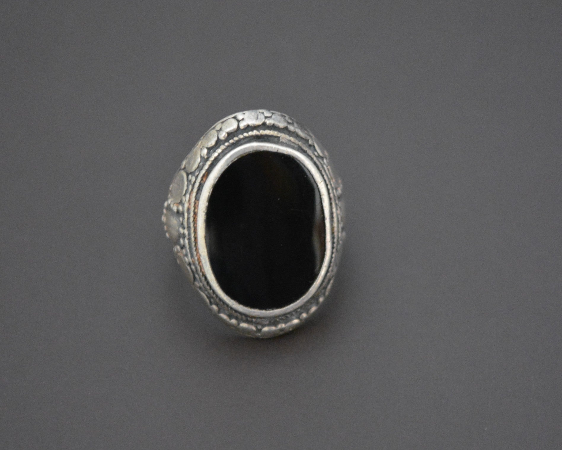 Ethnic Onyx Ring - Size 6