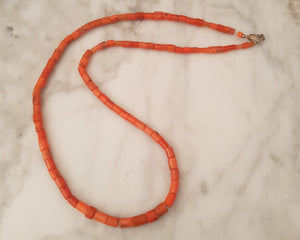 Ethnic Moroccan Coral Necklace