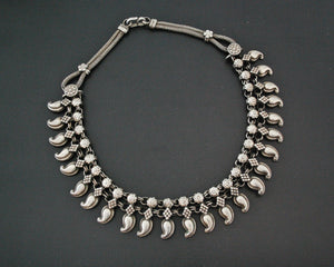 Indian Silver Choker Necklace
