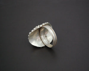 Large Nepali Turquoise Ring - Size 11