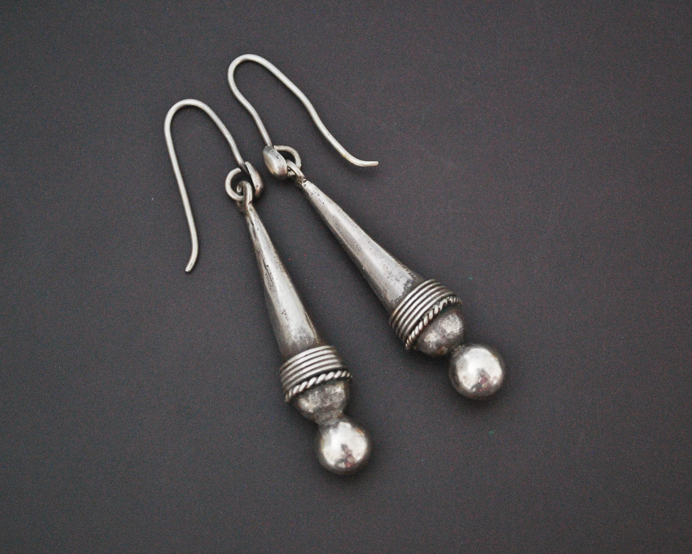 Cone Dangle Earrings from India