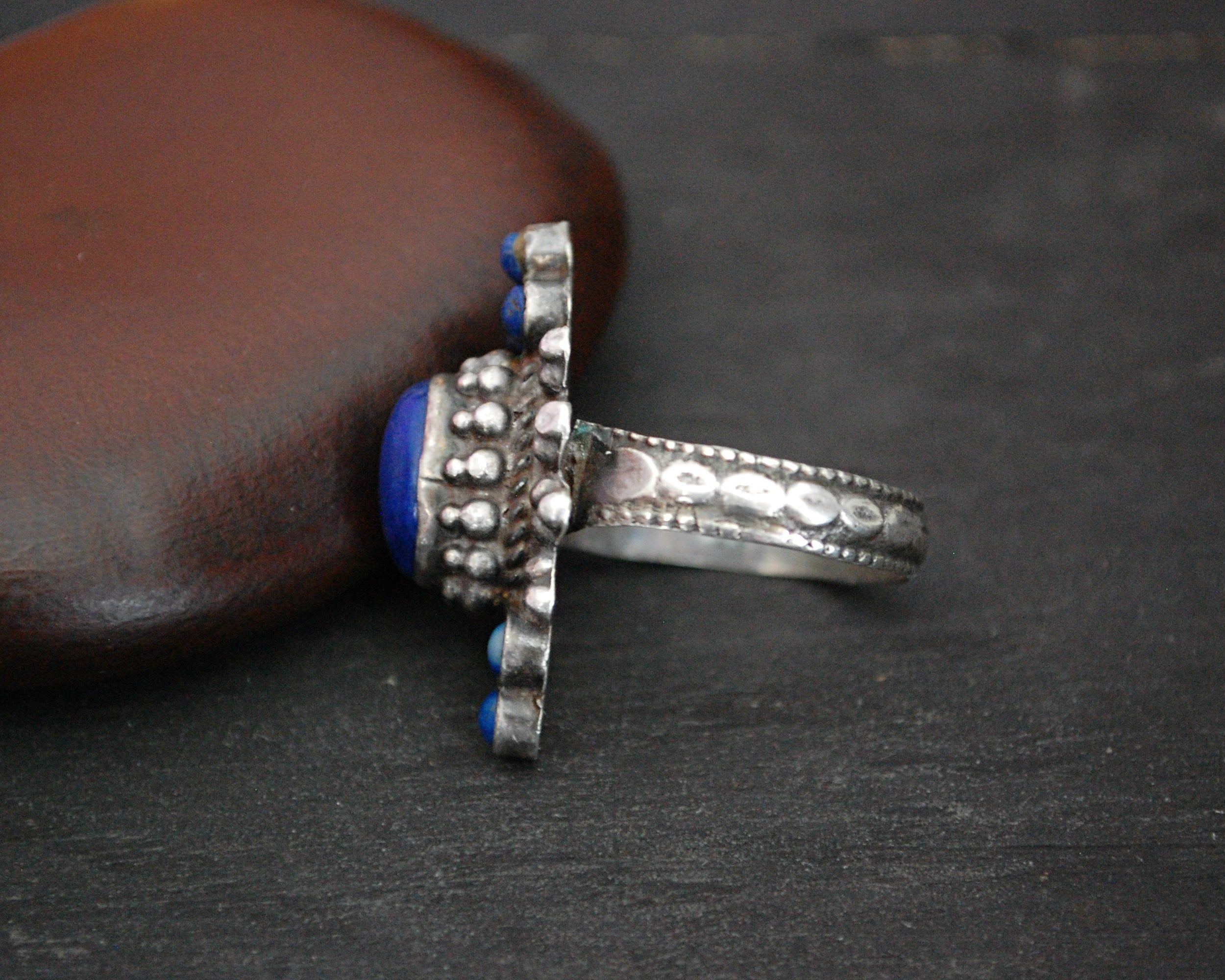 Ethnic Nepali Lapis Lazuli Ring - Size 10
