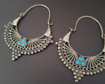 Afghani Earrings with Turquoise