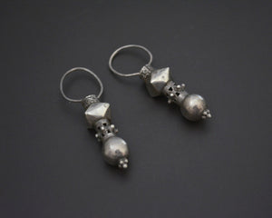 Old Rajasthani Silver Earrings