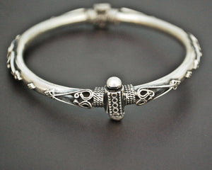 Indian Hinged Silver Bracelet