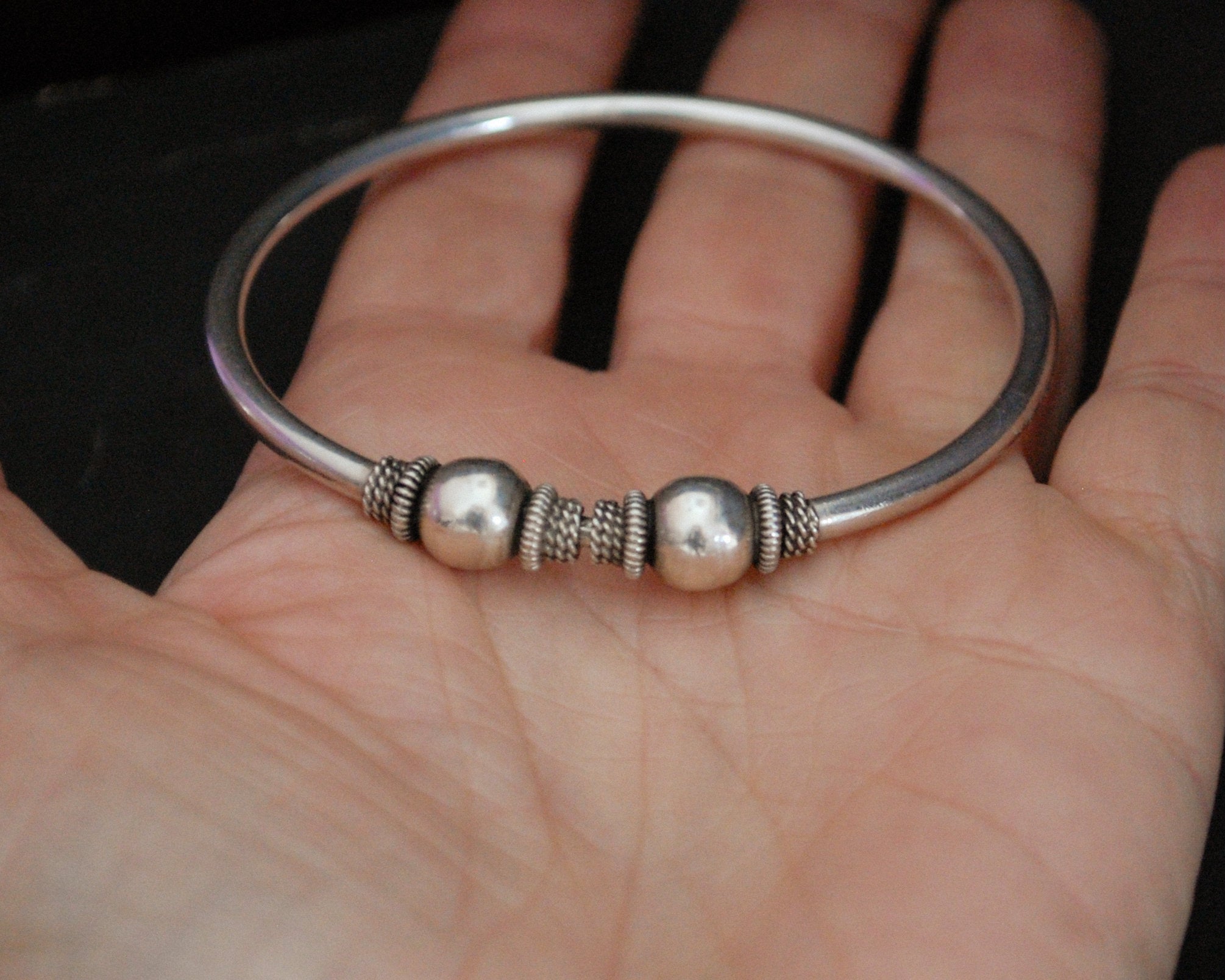 Ethnic Silver Bracelet from India