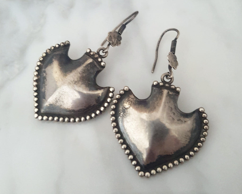Rajasthani Silver Dangle Earrings