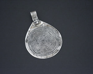 Large Berber Spiral Pendant from Morocco