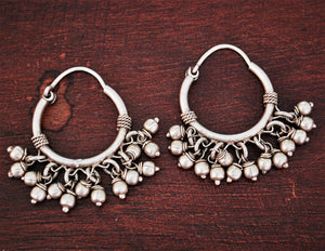 Rajasthani Hoop Earrings with Bells