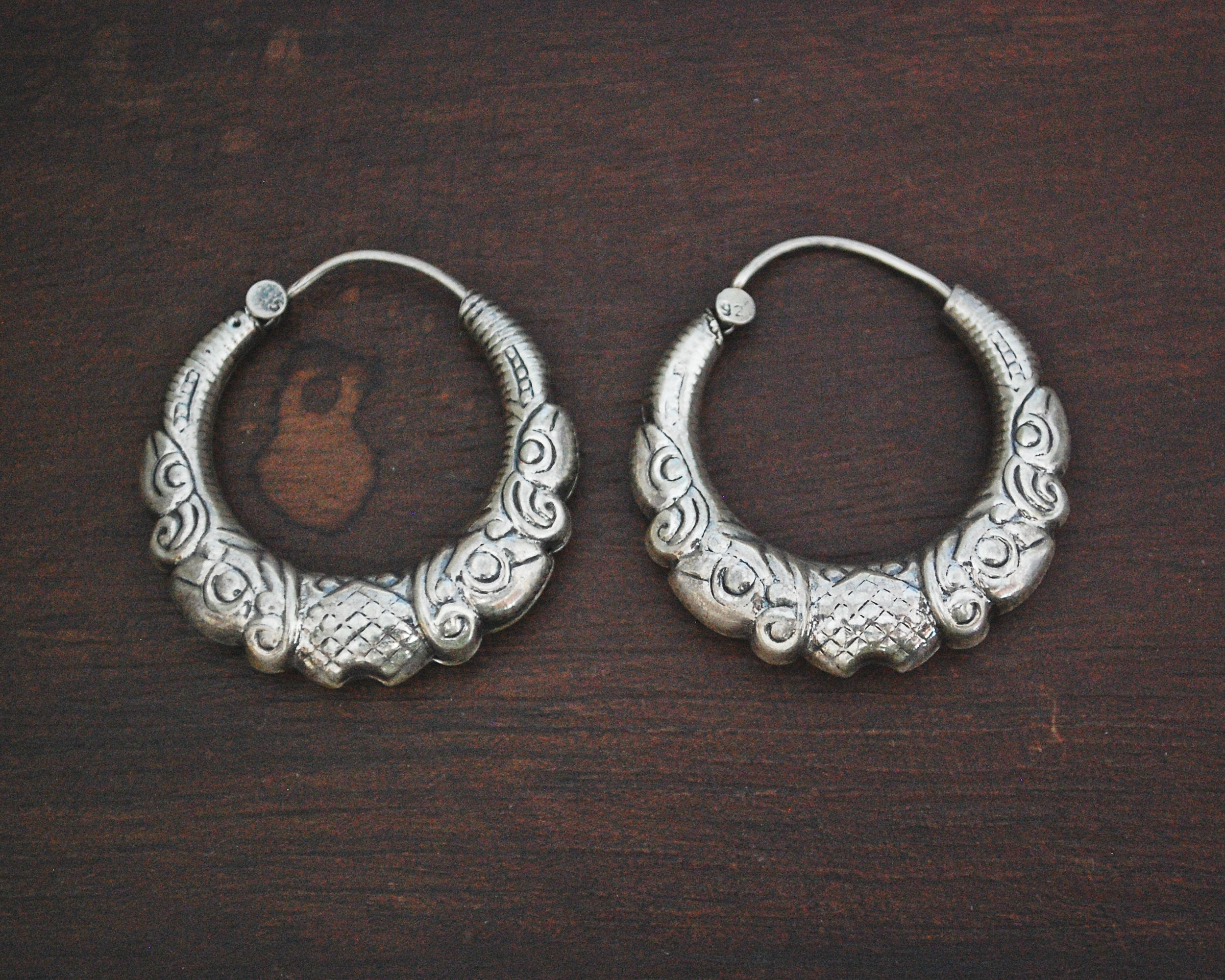 Nepali Hoop Earrings - MEDIUM
