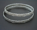 Rajasthani Silver Bangle Bracelet - MEDIUM
