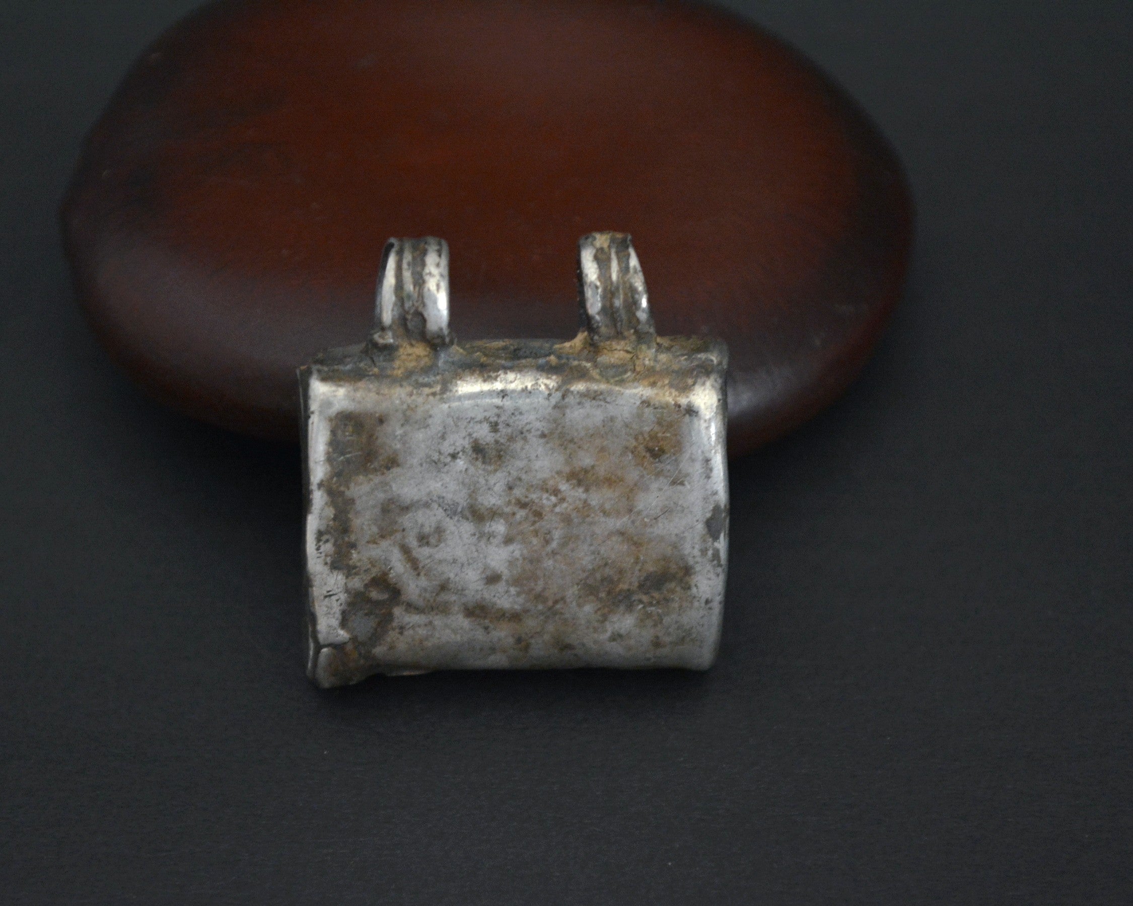 Old Yemeni Silver Box Pendant