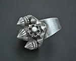 Tribal Indian Silver Ring - Size 9 Adjustable