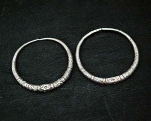 Tribal Afghani Hoop Earrings