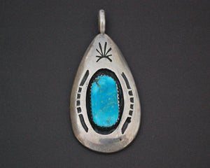 Native American Turquoise Pendant